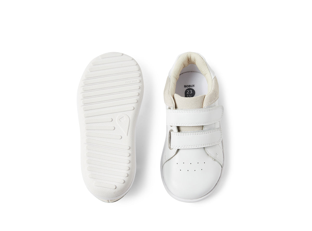 BOBUX IW Breakpoint White Leather Children's Sneaker