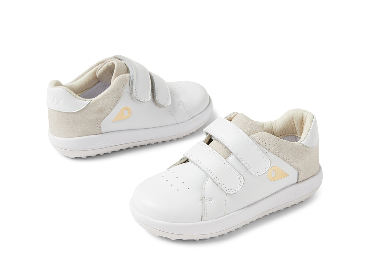 BOBUX IW Breakpoint White Leather Children's Sneaker