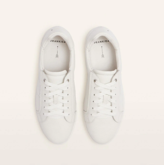 Frankie4 Jackie V Tumbled White Women's Sneaker