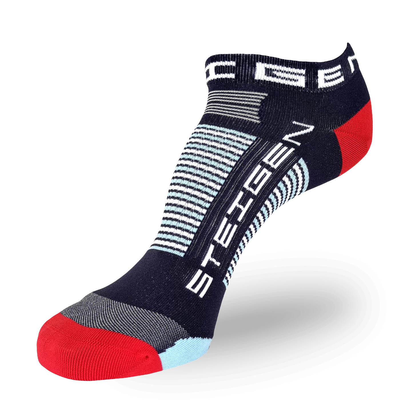 Steigen Navy Zero Length Running Sock