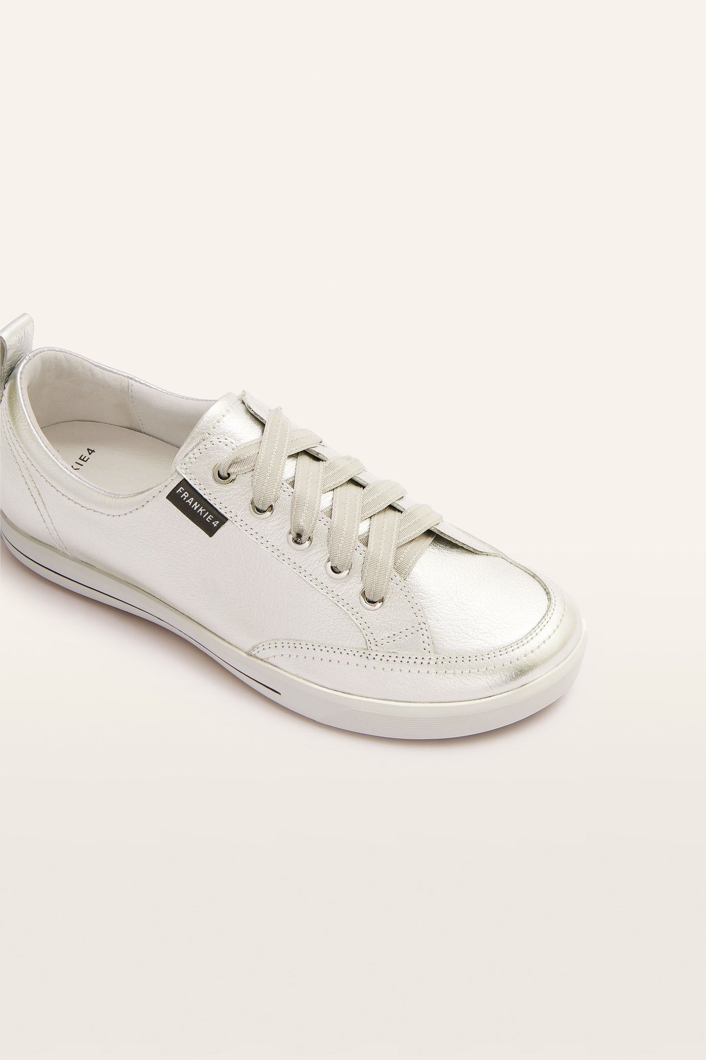 Frankie 4 Ellie V Silver Tumbled Ladies Sneaker