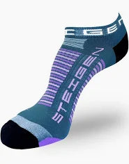 Steigen Teal Zero Length Running Socks