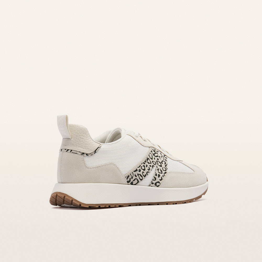 Axel II White/Leopard Print