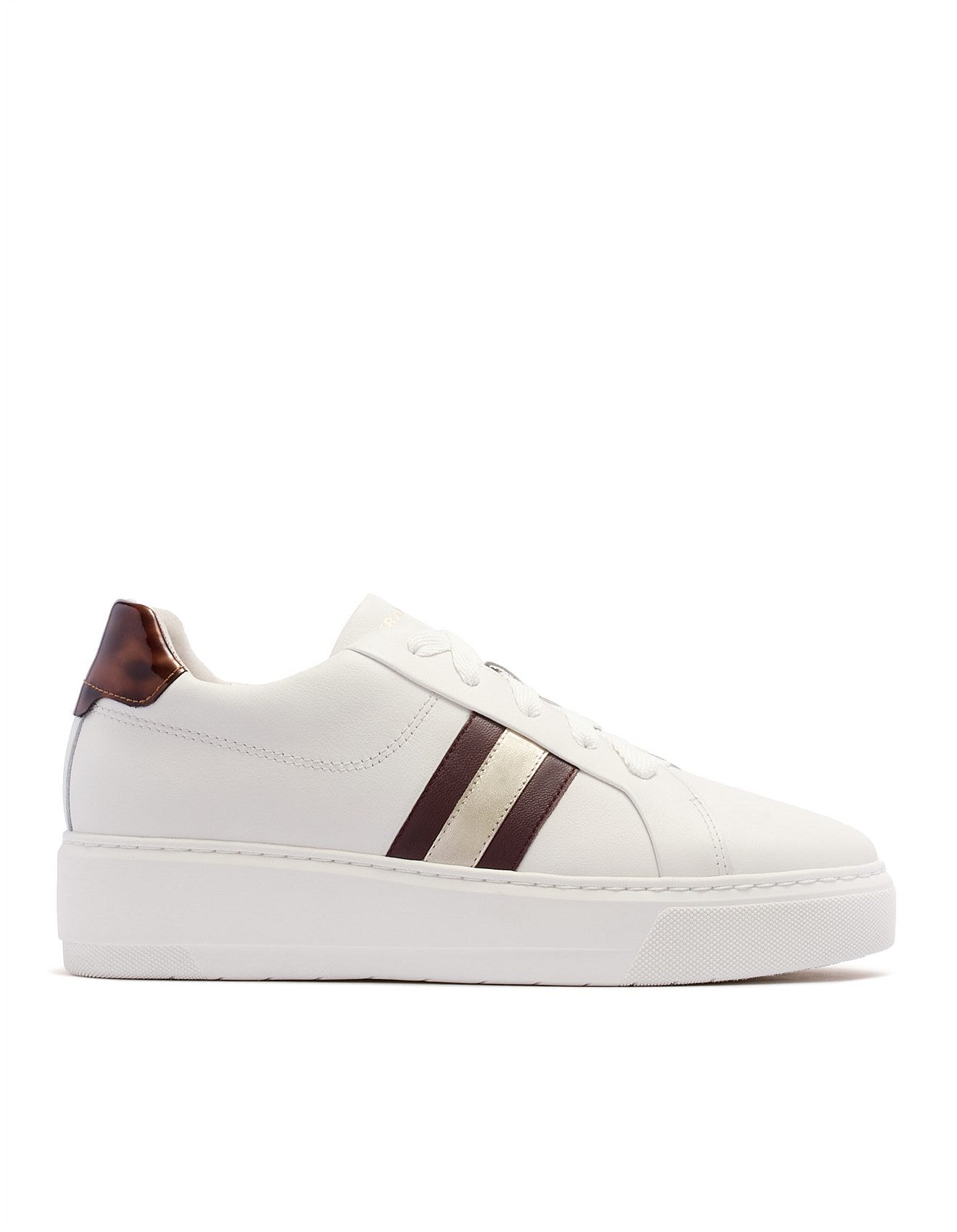 Frankie 4 Riley II White/Cherry Ladies Platform Sneaker