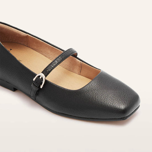 Frankie 4 Hepburn Black Tumbled Dress Shoe