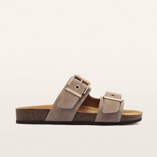 Frankie 4 Tommy Mushroom Suede Sandal