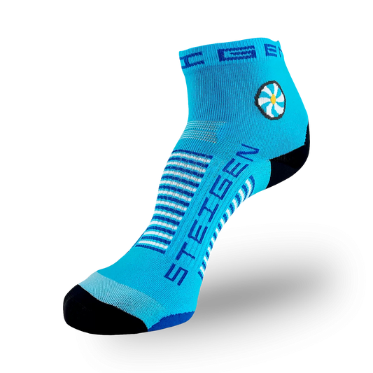Steigen Running Sock Breezy Blue 1/4 Length