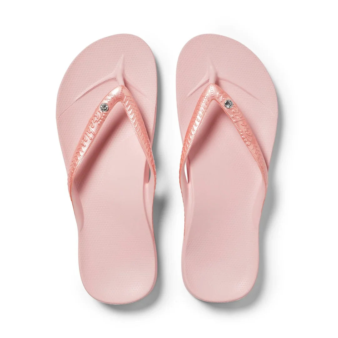 Archies Pink Shimmer Thongs