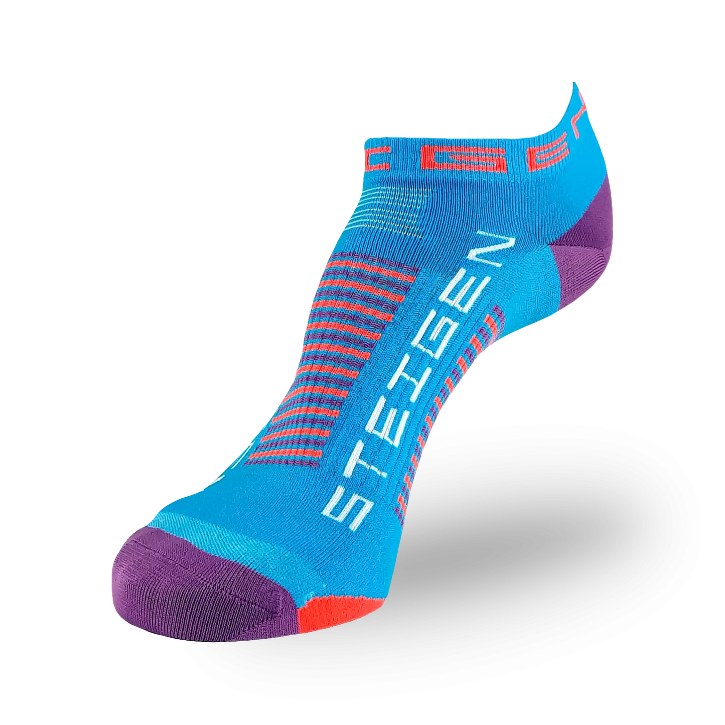 Steigen Galaxy Blue Zero Length Running Sock