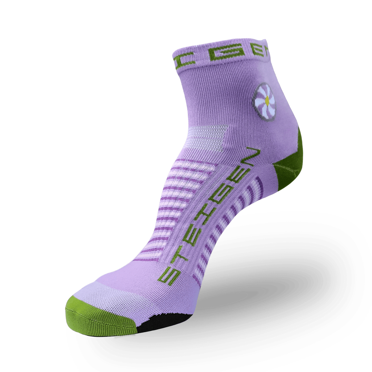 Steigen Running Sock Lavender 1/4 Length