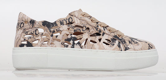 Alfie & Evie- Marissa Beige NYC Sneaker