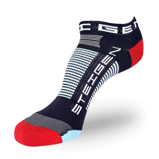 Steigen Navy Zero Length Running Sock
