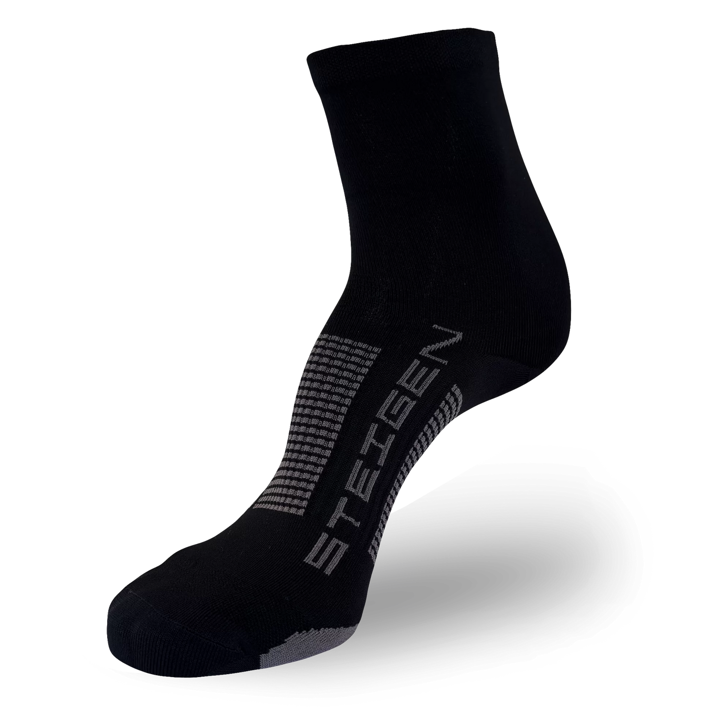 Steigen Running Sock Black 1/2 Length