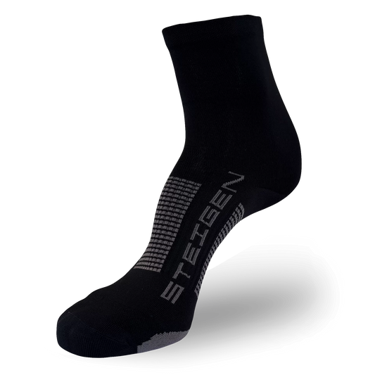 Steigen Running Sock Black 1/2 Length