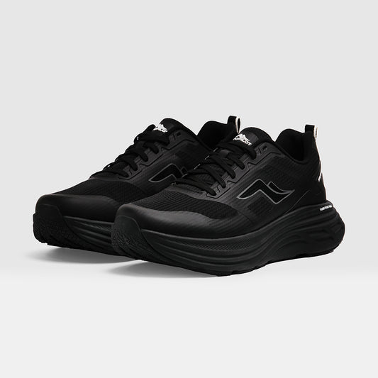 Tarkine Jet Black Running Shoes