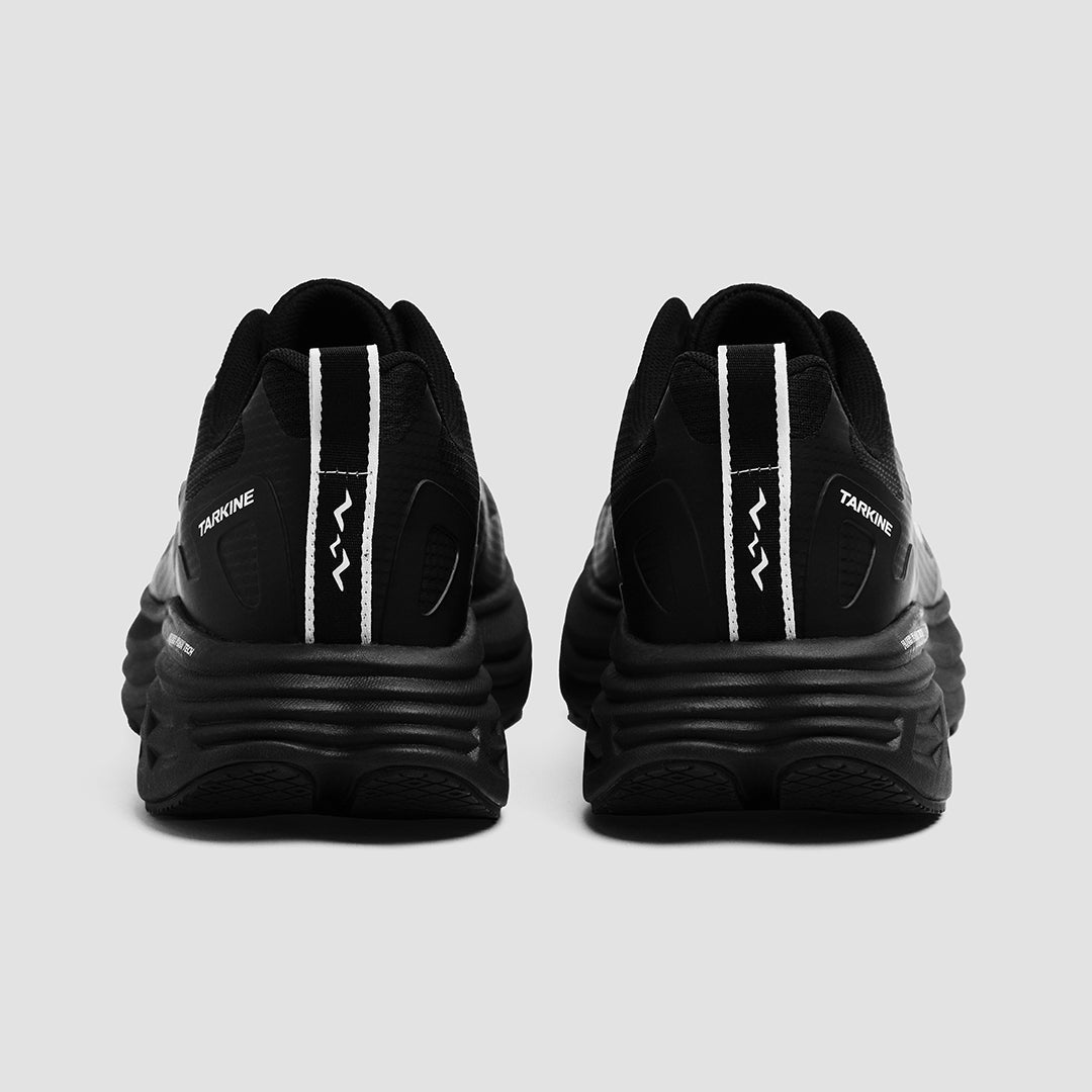 Tarkine Jet Black Running Shoes