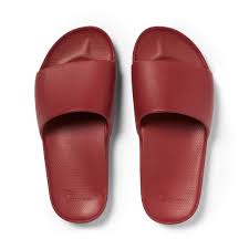 Archies Support Slides Sangria Red