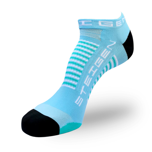 Steigen Baby Blue Zero Length Running Sock
