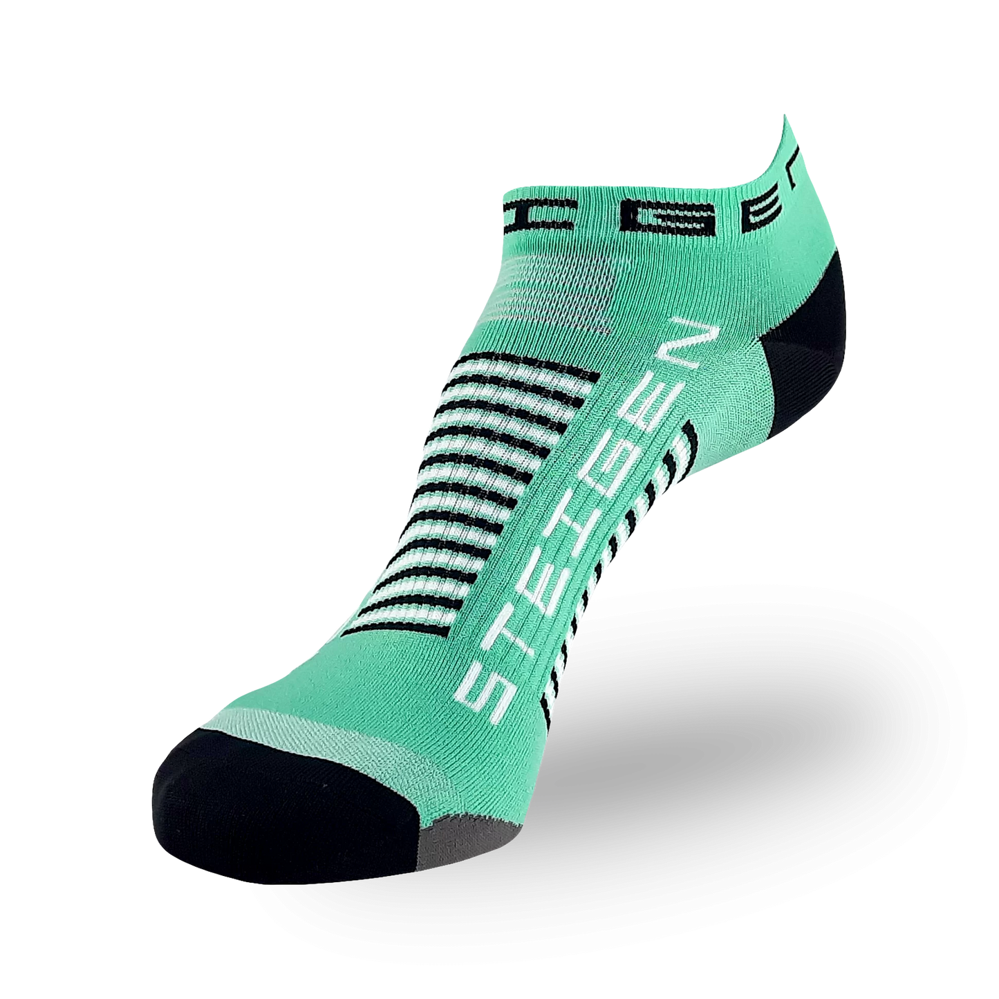 Steigen Mint Green Zero Length Running Sock