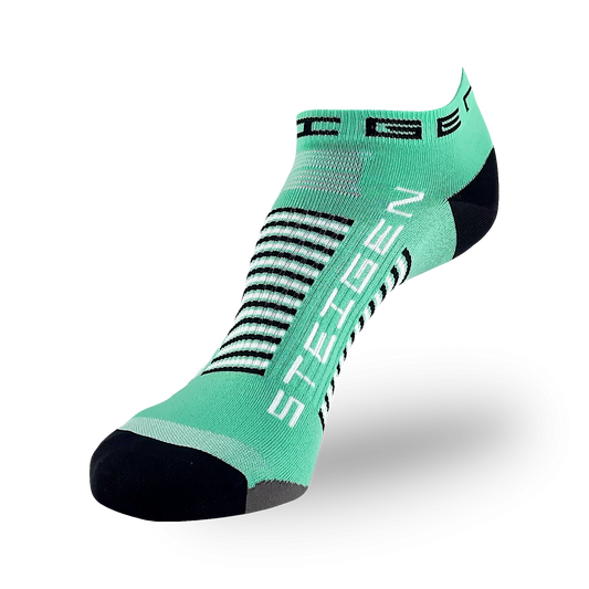 Steigen Mint Green Zero Length Running Sock