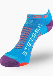 Steigen Galaxy Blue Zero Length Running Sock